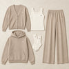 Four-Piece Cardigan and Hoodie Set