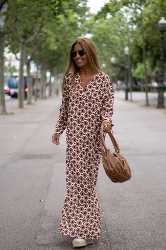 Elegant Printed Dress (CLEARANCE)