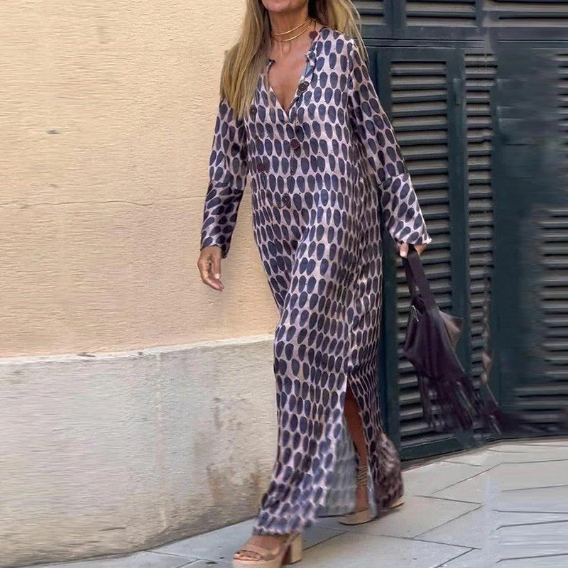 Elegant Printed Dress (CLEARANCE)