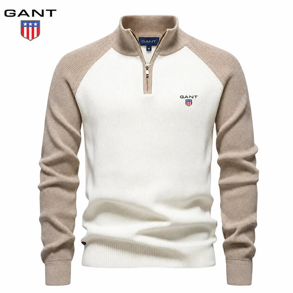 GT Classic Cable Half-Zip Sweater